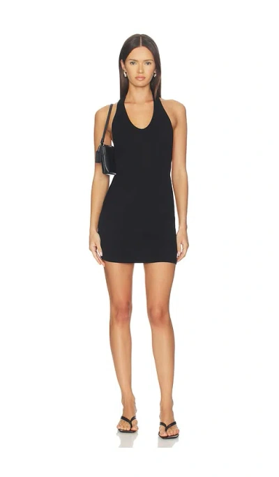 Cotton Citizen The Verona Racerback Mini Dress In Black