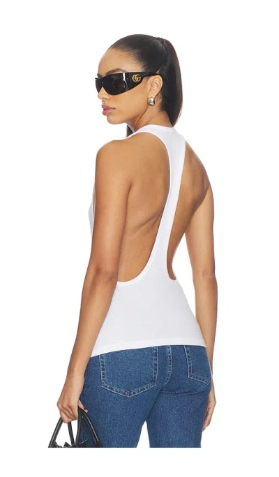 Cotton Citizen The Verona Slim Racerback Tank In White