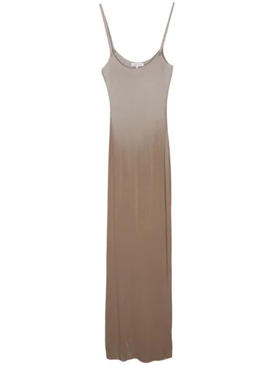 Cotton Citizen The Verona Spaghetti Maxi Dress Clothing In Gray