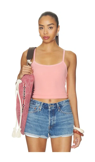 Cotton Citizen The Verona Spaghetti Tank In Pink