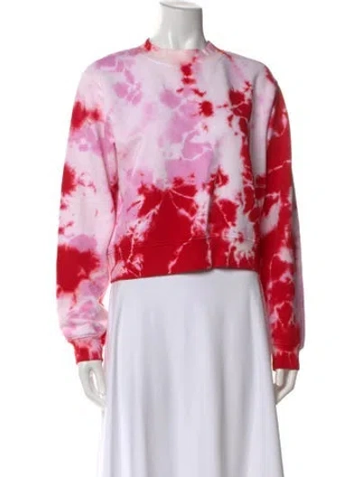 Pre-owned Cotton Citizen Tie-dye Print Crew Neck Sweatshirt In Multi