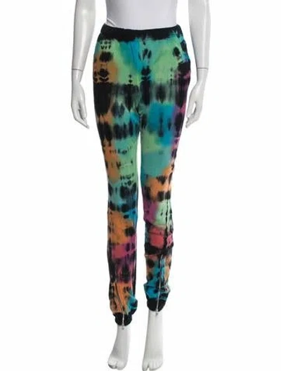 Pre-owned Cotton Citizen Tie-dye Print Distressed Accents Sweatpants In Multi