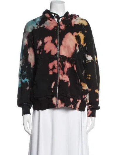Pre-owned Cotton Citizen Tie-dye Print Jacket In Black