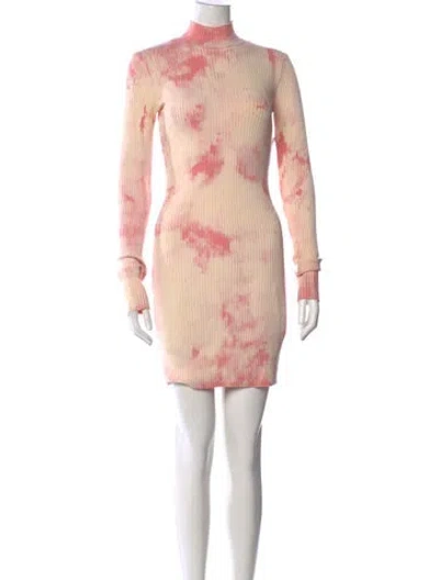 Pre-owned Cotton Citizen Tie-dye Print Mini Dress W/ Tags In Multi