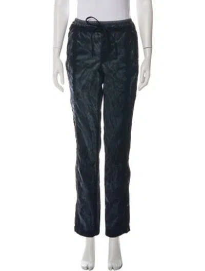 Pre-owned Cotton Citizen Tie-dye Print Straight Leg Pants In Green