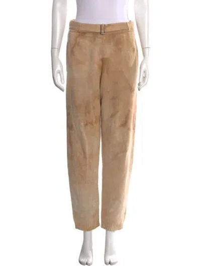Pre-owned Cotton Citizen Tie-dye Print Straight Leg Pants In Neutrals