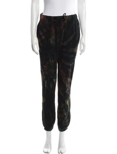Pre-owned Cotton Citizen Tie-dye Print Sweatpants In Black