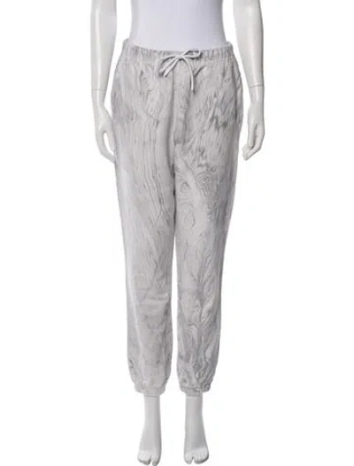 Pre-owned Cotton Citizen Tie-dye Print Sweatpants In Gray