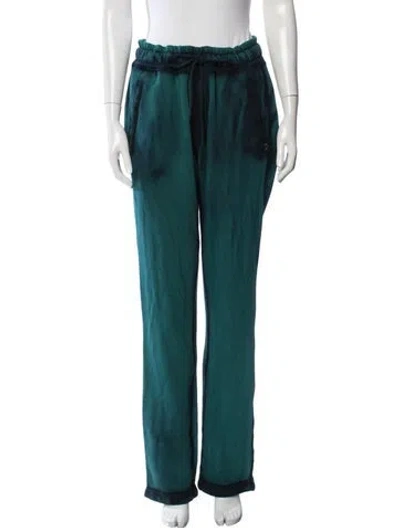 Pre-owned Cotton Citizen Tie-dye Print Sweatpants In Green