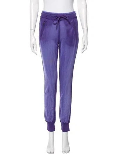 Pre-owned Cotton Citizen Tie-dye Print Sweatpants In Purple