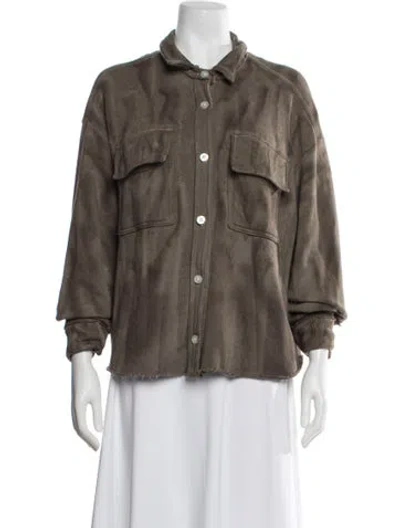 Pre-owned Cotton Citizen Utility Jacket In Neutral