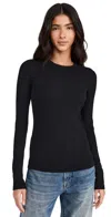 Cotton Citizen Verona Crew Shirt Jet Black In Jet Black