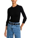 Cotton Citizen Womens Modal Blend Fitted T-shirt In Jet Black