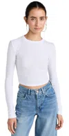 Cotton Citizen Verona Crop Shirt White In White