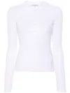 Cotton Citizen Verona Henley T-shirt In White