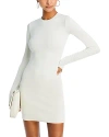 Cotton Citizen Verona Long Sleeve Mini Dress In Bone