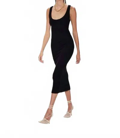 Cotton Citizen Verona Midi Dress In Jet Black