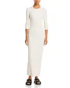 Cotton Citizen Verona Crewneck Maxi Dress In Bone
