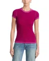 Cotton Citizen Verona Ribbed Tee In Pink