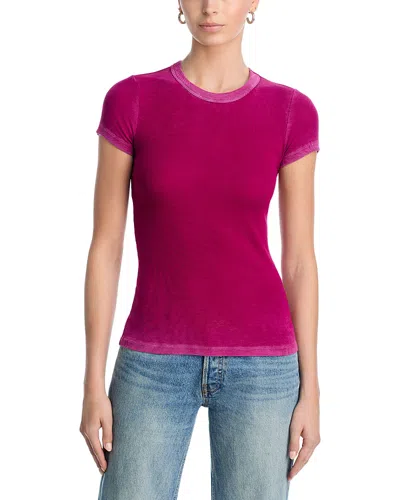 Cotton Citizen Verona Ribbed Tee In Pink