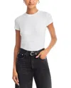 Cotton Citizen Verona Ribbed Tee In White