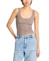 Cotton Citizen Verona Scoop Neck Tank Top In Dove