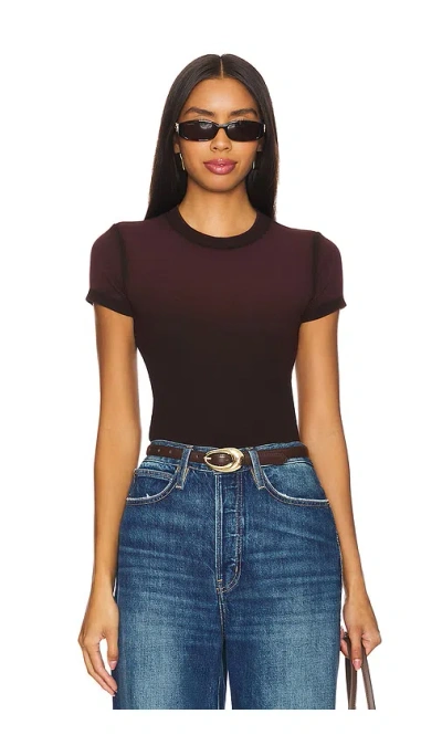 Cotton Citizen Verona Tee In Eggplant Cast