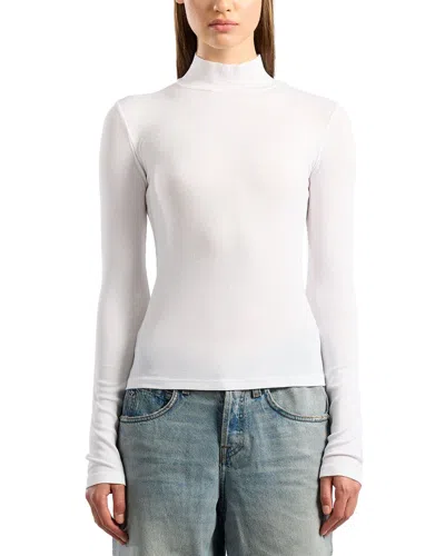 Cotton Citizen Verona Turtleneck Sweater In White