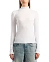 Cotton Citizen Verona Turtleneck Sweater In White