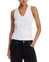 Cotton Citizen Verona U Neck Tank In White