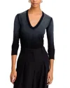 Cotton Citizen Verona U Neck Tee In Black Cast