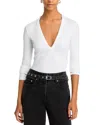 Cotton Citizen Verona U Neck Tee In White