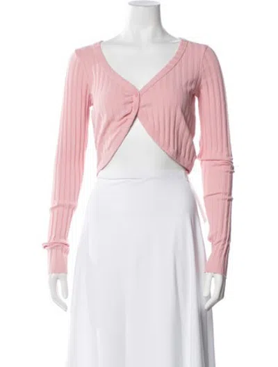 Pre-owned Cotton Citizen V-neck Sweater W/ Tags In Pink