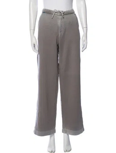 Pre-owned Cotton Citizen Wide Leg Pants In Gray