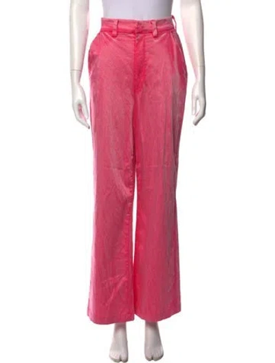 Pre-owned Cotton Citizen Wide Leg Pants In Pink