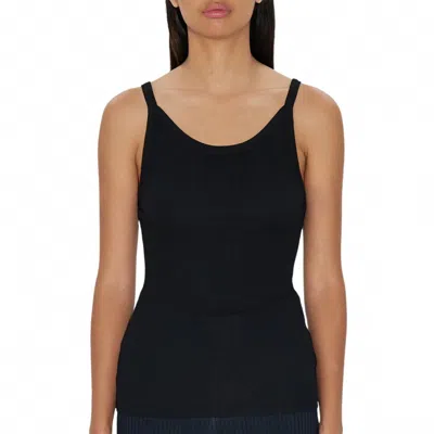 Cotton Citizen Women's Verona Tank Top In Jet Black In Brown