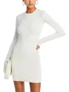 Cotton Citizen Verona Long Sleeve Mini Dress In Beige