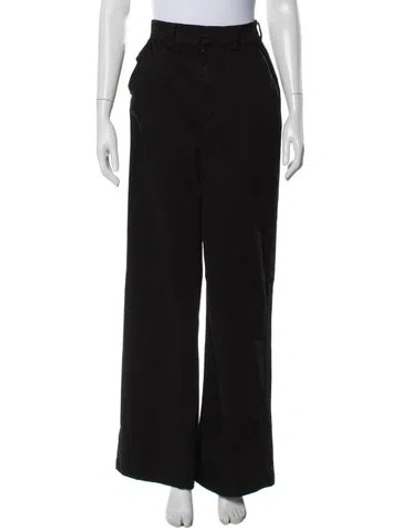 Pre-owned Cotton Citizen Wool Wide Leg Pants In Black