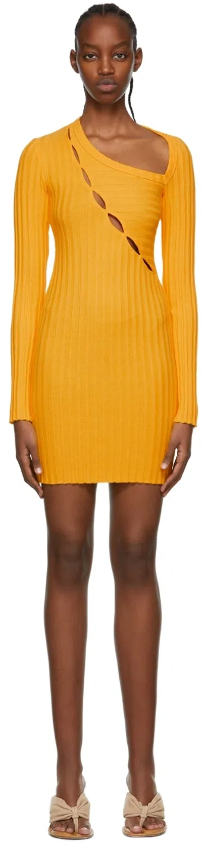 Cotton Citizen Yellow Capri Mini Dress