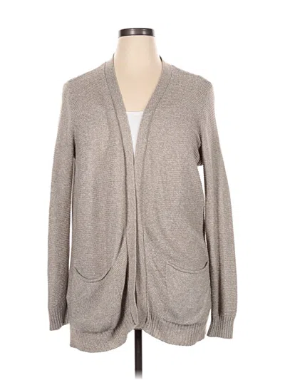 Pre-owned Cotton Emporium Cardigan Sweater In Brown