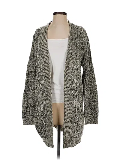 Pre-owned Cotton Emporium Cardigan Sweater In Gray