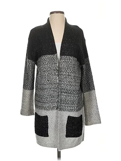 Pre-owned Cotton Emporium Cardigan Sweater In Gray