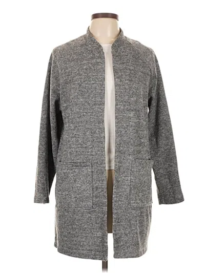 Pre-owned Cotton Emporium Cardigan Sweater In Gray