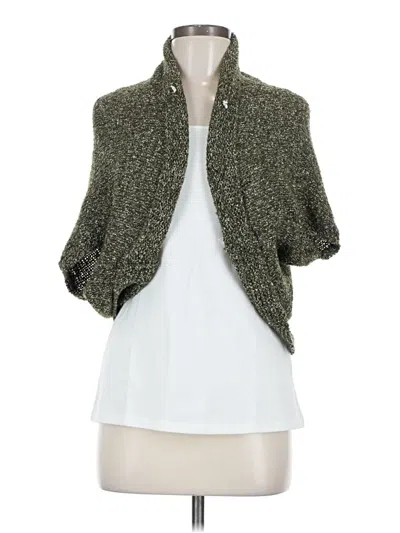 Pre-owned Cotton Emporium Cardigan Sweater In Green