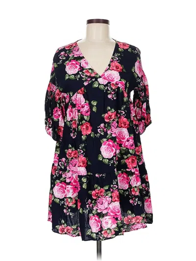 Pre-owned Cotton Emporium Casual Dress In Black