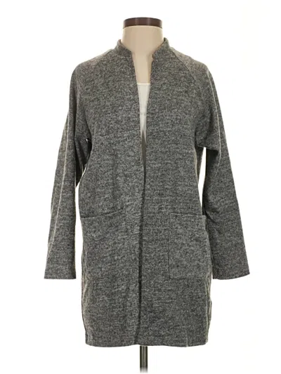 Pre-owned Cotton Emporium Coat In Gray