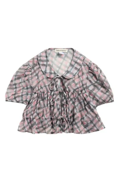 Cotton Emporium Kids' Babydoll Top In Multi