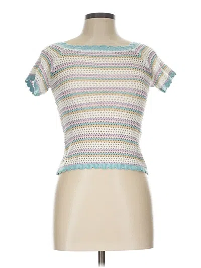 Pre-owned Cotton Emporium Pullover Sweater In Blue
