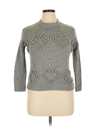 Pre-owned Cotton Emporium Pullover Sweater In Gray