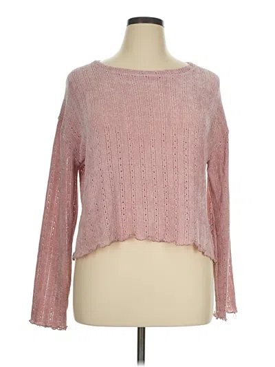Pre-owned Cotton Emporium Pullover Sweater In Pink